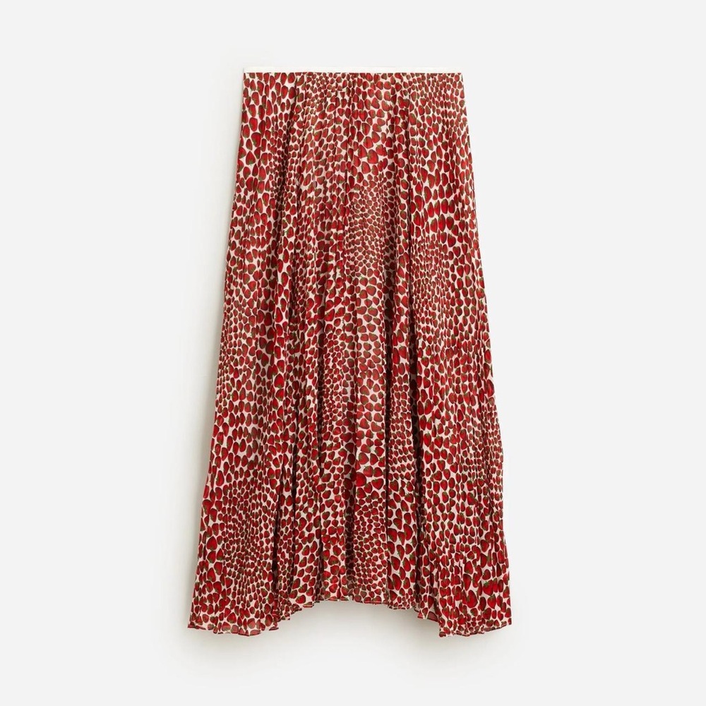 J Crew Strawberry Skirt